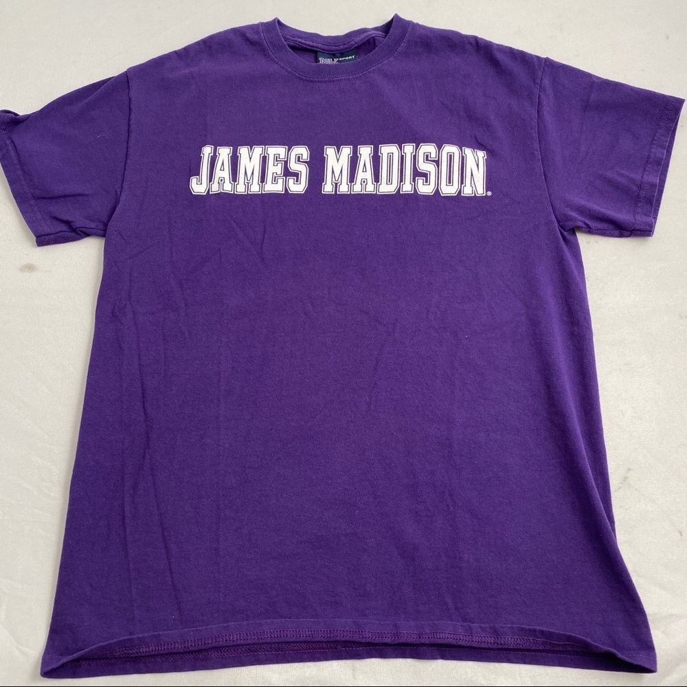 MV Sport James Madison purple short sleeve crew neck t-shirt